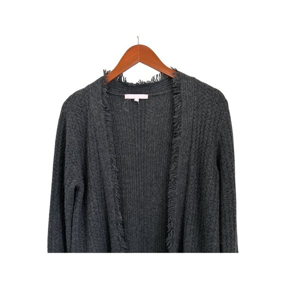 The Cashmere Project Cashmere Cardigan With Fringe Detail & Pockets - Picture 2 of 9